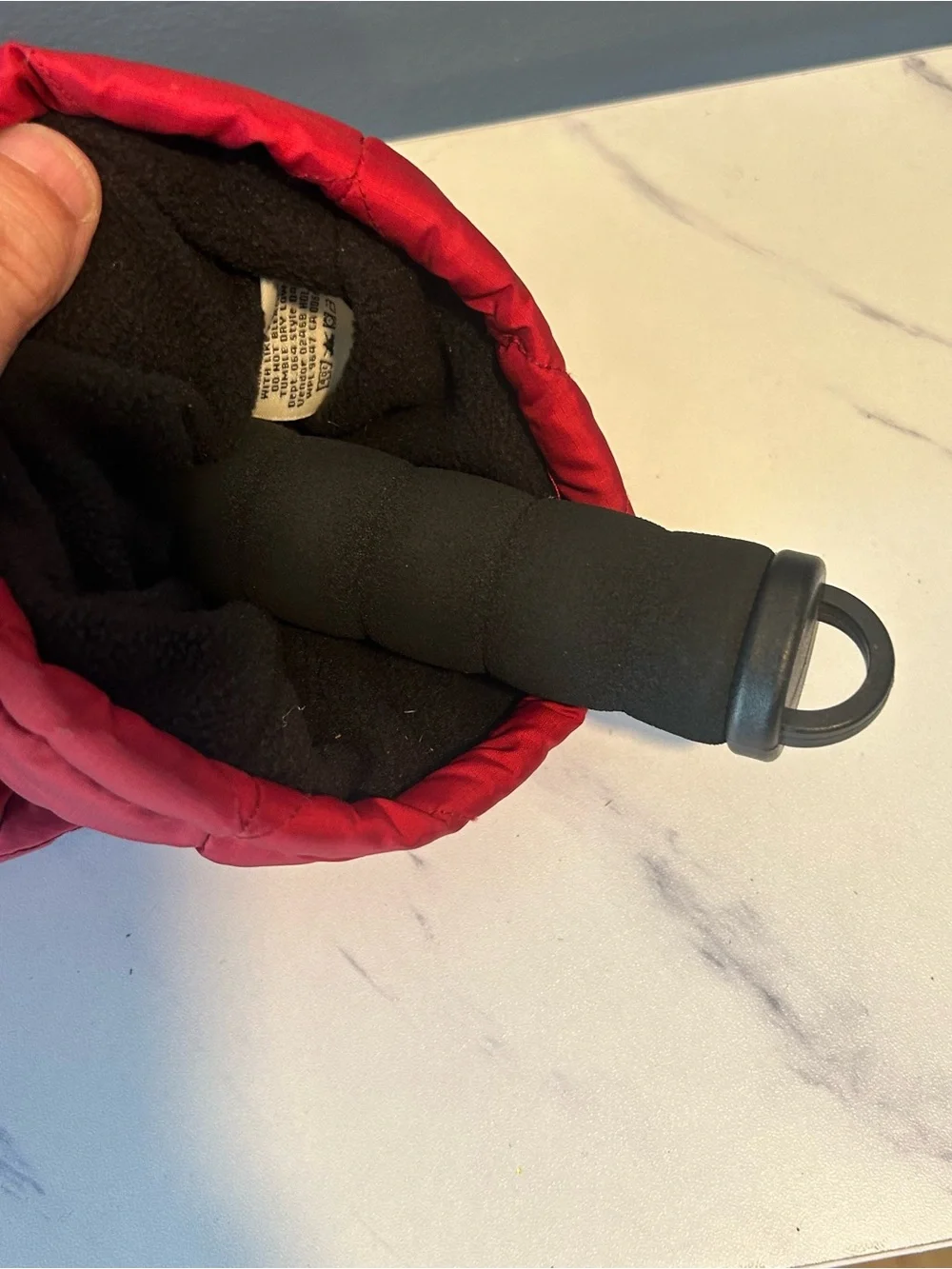 Eddie Bauer goose down fill ice scraper mitten